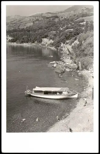 Foto  Boot Urlaubsschiff Osteuropa Am Strand 1961 Privatfoto