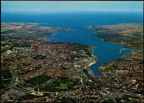 Ansichtskarte Kiel Luftbild aus großer Höhe 1982