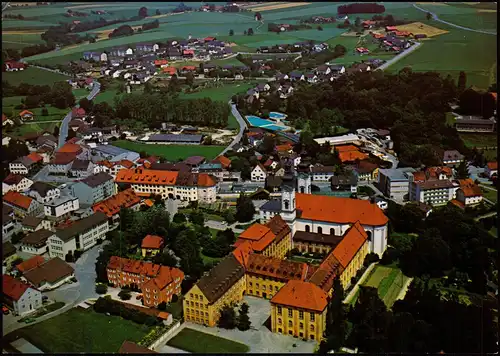 Ansichtskarte Fürstenzell (LK Passau) Maristenkloster Luftbild 1986