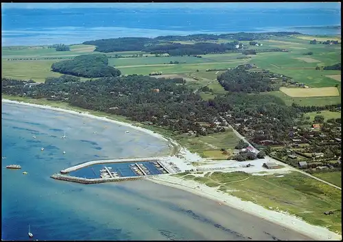 Postcard Mols Dänemark Danmark Luftbild 1988