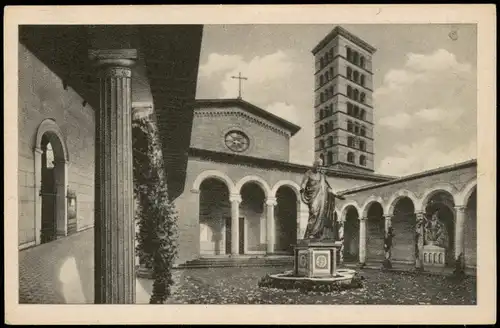 Ansichtskarte Potsdam Friedenskirche in Sanssouci, Eingang zum Mausoleum 1943