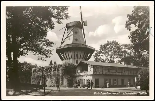 Ansichtskarte Potsdam Historische Mühle Schloss Park Sanssouci 1940