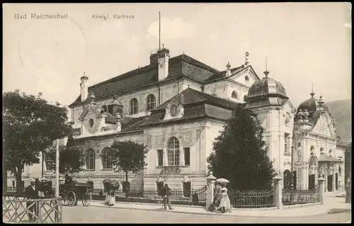 Ansichtskarte Bad Reichenhall Königliches Kurhaus 1915