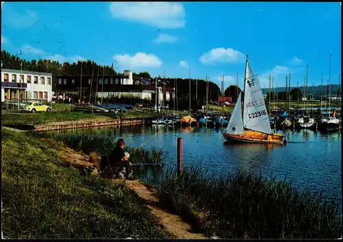 Ansichtskarte Lebenstedt-Salzgitter Salzgittersee, Bootshafen 1980