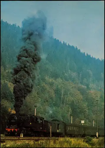Ansichtskarte Hockeroda-Kaulsdorf Dampflokomotive 950041 Oktober 1977 1982