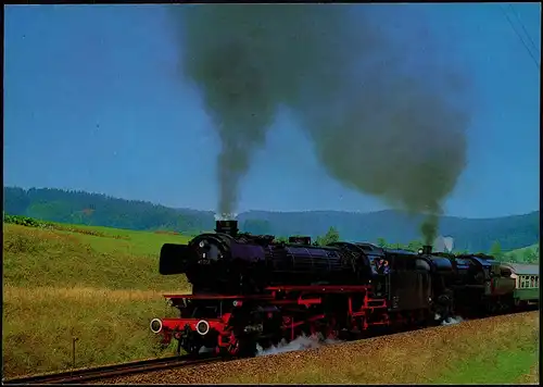 Dampflokomotive Eilgüterzug Lokomotive von Henschel bei Attnang Puchheim 1975