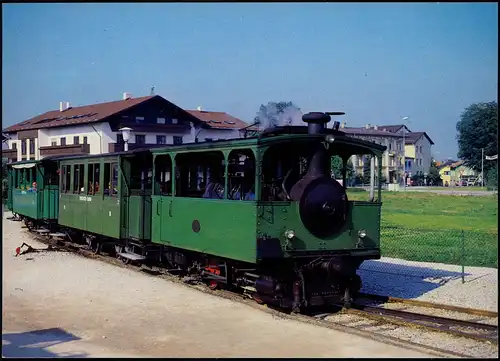 Zug & Eisenbahn Motivkarte Chiemseebahn, Dampflokomotive 1981/1982