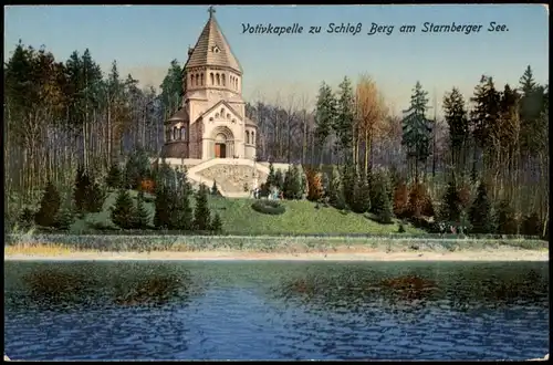 Berg (Starnbergersee) Votivkapelle zu Schloß Berg am Starnberger See. 1912