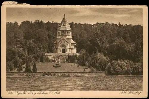 Ansichtskarte Berg (Starnbergersee) Votiv Kapelle König Ludwig II 1930