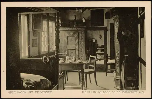 Ansichtskarte Überlingen Reichlin Meldeggsches Patrizierhaus - Stube 1926