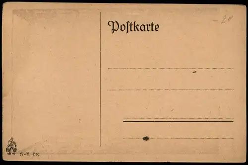 Hamburg Steckelhörnfleet bei der Katharinenkirche (Künstlerkarte) 1920