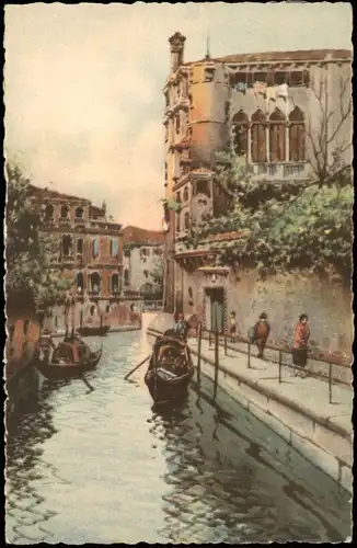 Venedig Venezia VENEZIA Rio delle Maravegie (Künstlerkarte) 1920