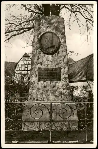 Wilmsdorf-Bannewitz Gedenkstein für Ferd. v. Schill in Wilmsdorf b. Dresden 1937