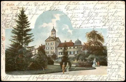 Ansichtskarte Eutin Großherzogliches Schloss 1905