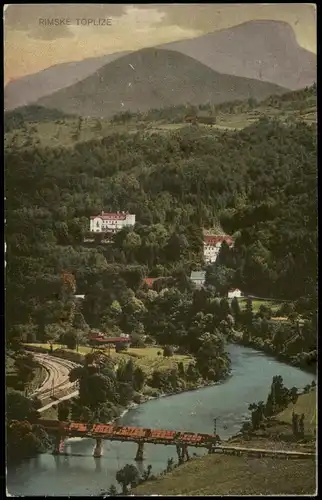 Postcard Römerbad Rimske Toplice Stadtpartie 1927