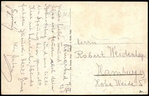 Postcard Römerbad Rimske Toplice Stadtpartie 1927