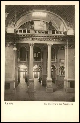 Leipzig Die Wandelhalle des Augusteums. Universität Leipzig 1926