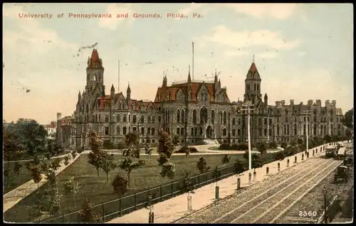 Philadelphia University of Pennsylvania and Grounds, Phila., Pa. 1914