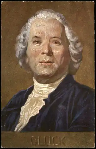 Ansichtskarte  Künstlerkarte Gemälde Kunstwerk (Art) Porträt GLUCK 1910