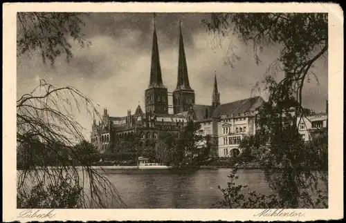 Ansichtskarte Lübeck Mühlentor - Stadt 1928