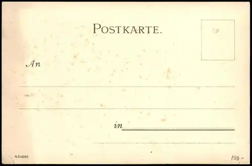 Ansichtskarte München Marienplatz Künstlerkarte Kley 1908