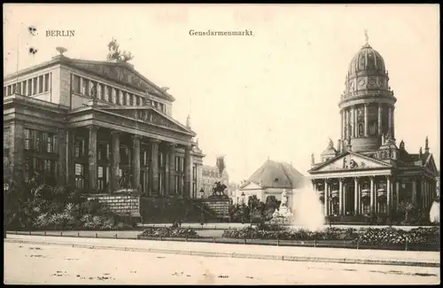 Ansichtskarte Berlin Gendarmenmarkt 1909