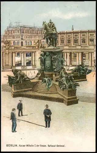 Ansichtskarte Mitte-Berlin  Künstlerkarte 1915  Bahnpoststempel Berlin Hannover