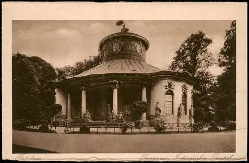 Ansichtskarte Potsdam Schloss Sanssouci, Japanischer Tempel 1928