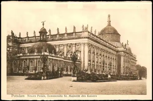 Ansichtskarte Brandenburger Vorstadt-Potsdam Neues Palais (Sanssouci) 1928