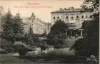 Marienbad Mariánské Lázně Hotel Stift-Tepler-Haus mit Park-Anlagen. 1913