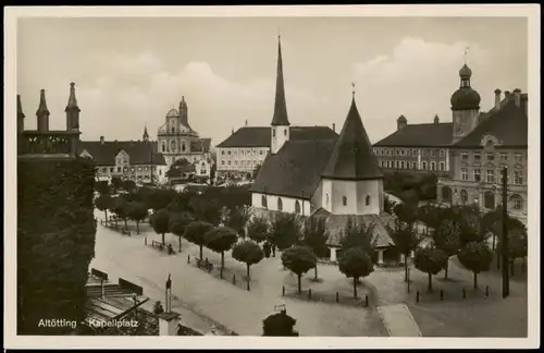 Ansichtskarte Altötting Partie am Kapellplatz 1931