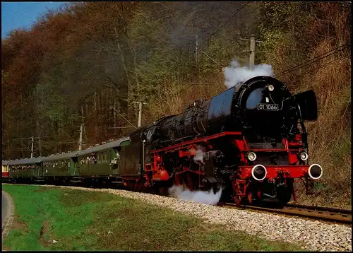 Ansichtskarte  Dampf-Schnellzuglokomotive 01 1066 1996