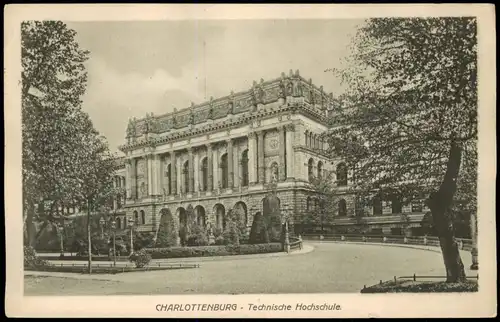 Ansichtskarte Charlottenburg-Berlin Polytechnische Hochschule 1913