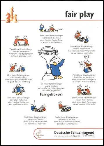 Ansichtskarte  Schach Chess - Spiel Deutsche Schachjugend 2008