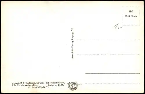 Ansichtskarte Füssen Luftbild Luftaufnahme; Ort im Allgäu 1935