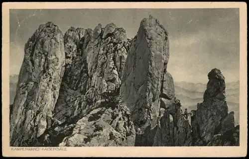 Ansichtskarte Chiemgau-Kampenwand KAMPENWAND-KAISERSÄLE 1925