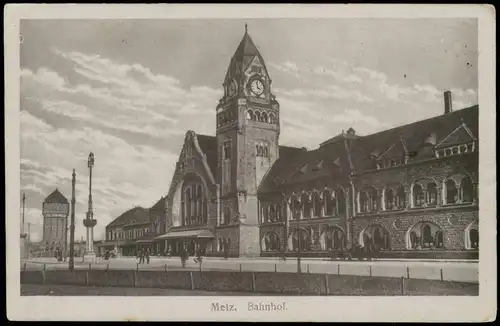 CPA Metz Bahnhof / La Gare 1932