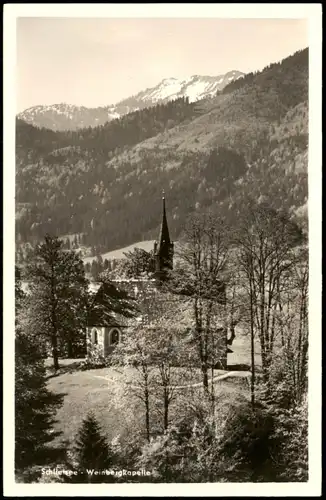 Ansichtskarte Schliersee Weinbergkapelle 1952