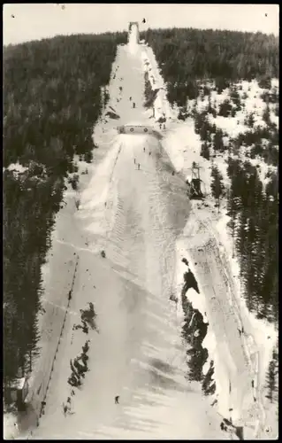 Vesser-Suhl Großsprungschanze Walter Ulbricht im Vessertal, Ski-Sprung-Anlage 1967/1965