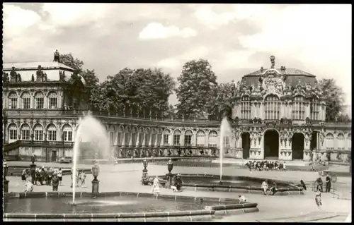 Innere Altstadt-Dresden Wallpavillon im Zwingerhof Zwinger zur DDR-Zeit 1972