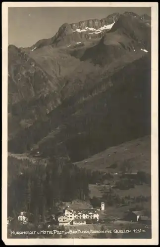 Ansichtskarte Fusch an der Großglocknerstraße Kuranstalt und Hotel 1932