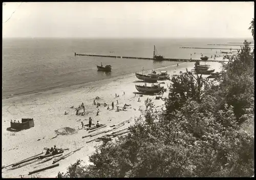 Ansichtskarte Koserow Usedom Strand am Streckelberg 1985/1983