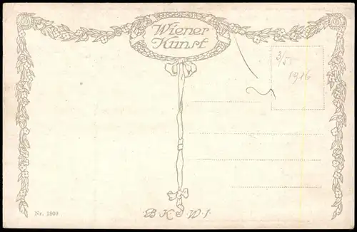 Künstlerkarte (Art Postcard) Künstler Maßmann pinx. Pans Lockruf 1910
