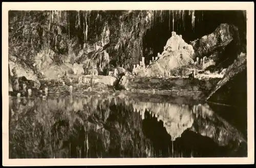 Ansichtskarte Saalfeld (Saale) Feengrotten, Gralsburg 1957