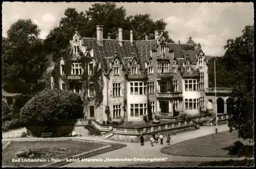 Ansichtskarte Bad Liebenstein Schloß Altenstein 1963