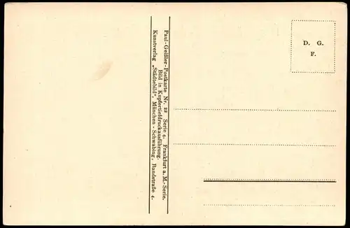 Ansichtskarte Frankfurt am Main Römerhöfchen - Künstlerkarte 1928