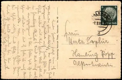 Ansichtskarte Bad Fallingbostel Alte Kirche 1939