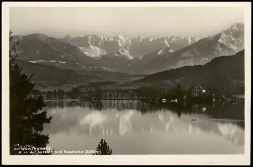 Ansichtskarte Reifnitz Blick auf Loretto und Koschutta (2095) 1928