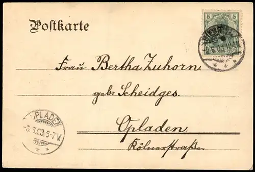 Ansichtskarte Biebrich-Wiesbaden Schiffe Dampfer Steamer, Landestelle 1903