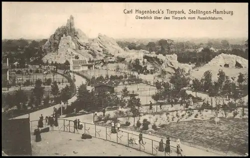 Stellingen-Hamburg Carl Hagenbeck's Tierpark,  Tierpark  Aussichtsturm. 1912